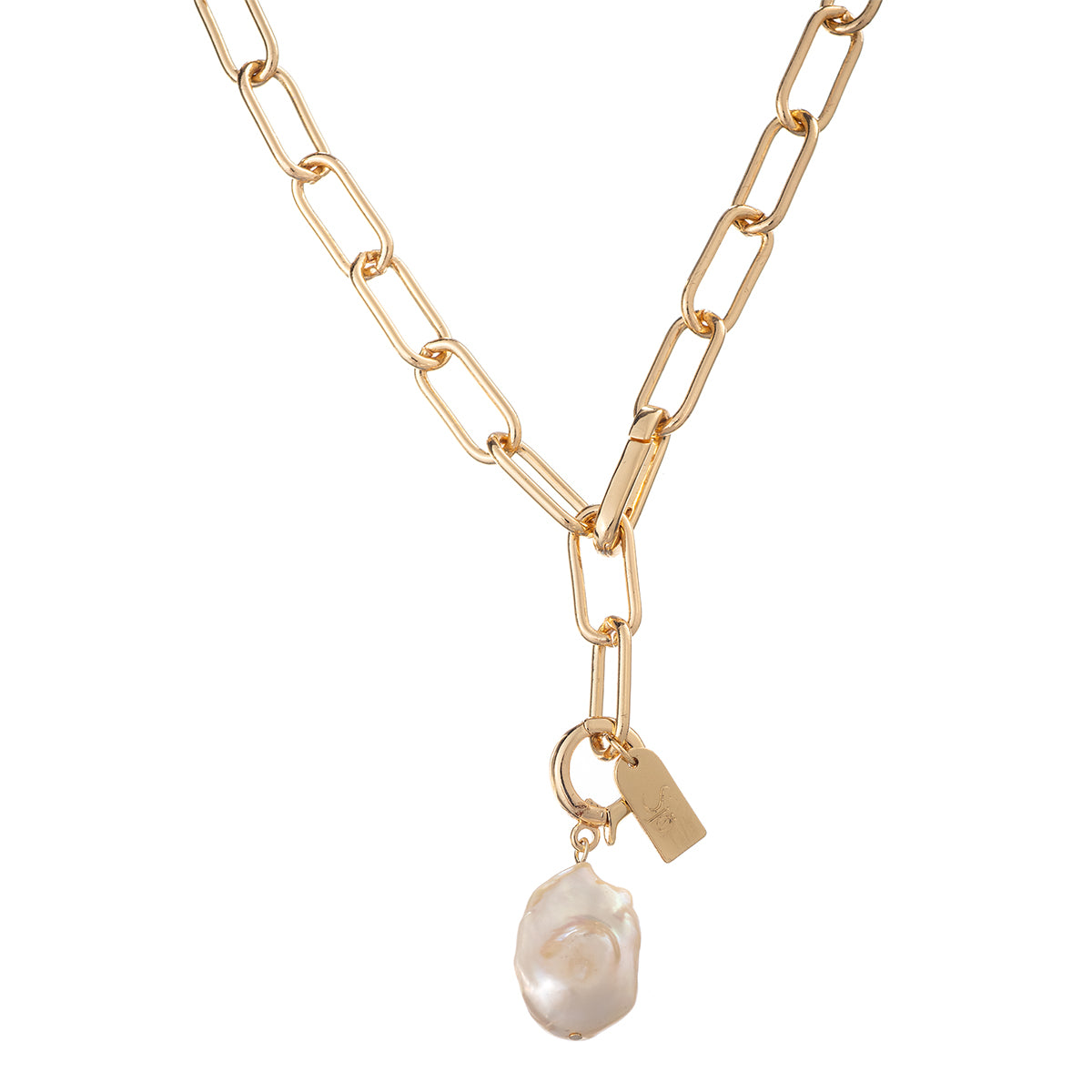 ETHOS STATEMENT - Lyxigt Halsband med Avtagbar Pärla
