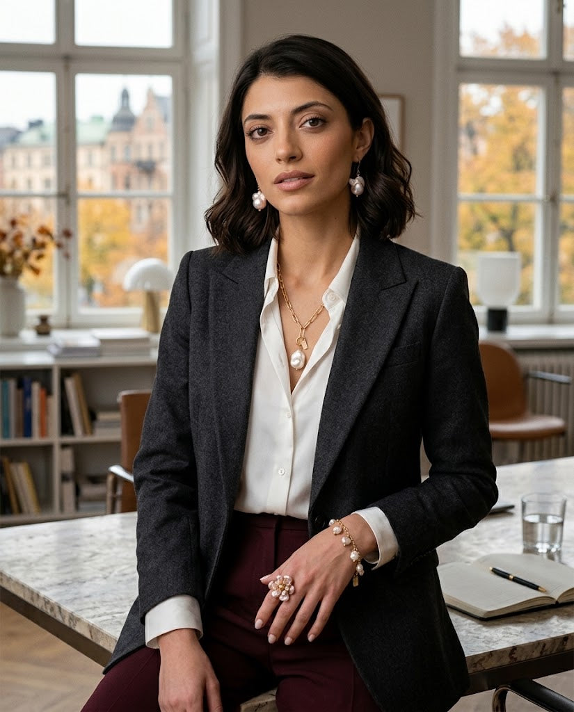 ETHOS EARRINGS – Iconic Baroque Pearls with Timeless Elegance